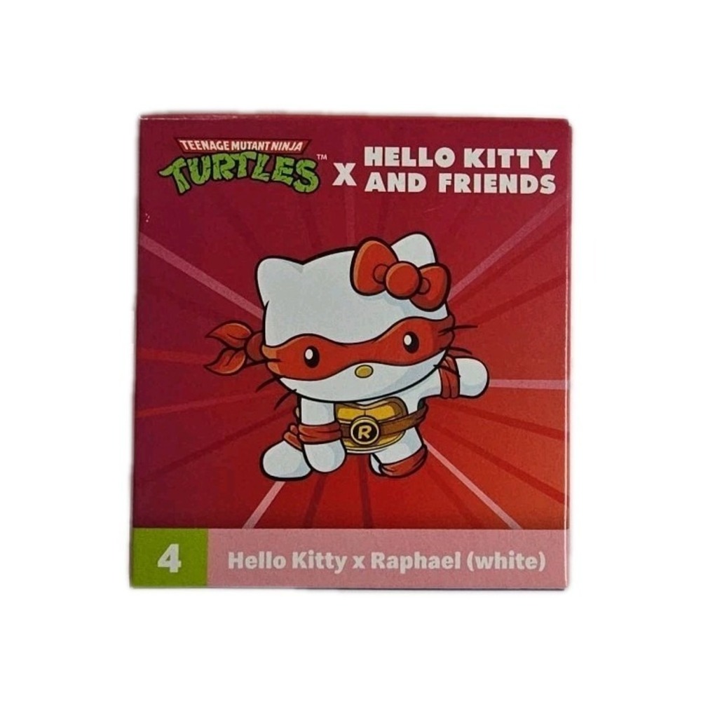 2025 McDonald's HELLO KITTY X Raphael (White) TMNT Happy Meal Toy #4